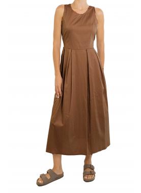 Vestito in cotone con zip e fiocco sul retro "Kelly"